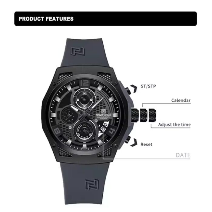 Naviforce NF8051T BBGY - Image 5