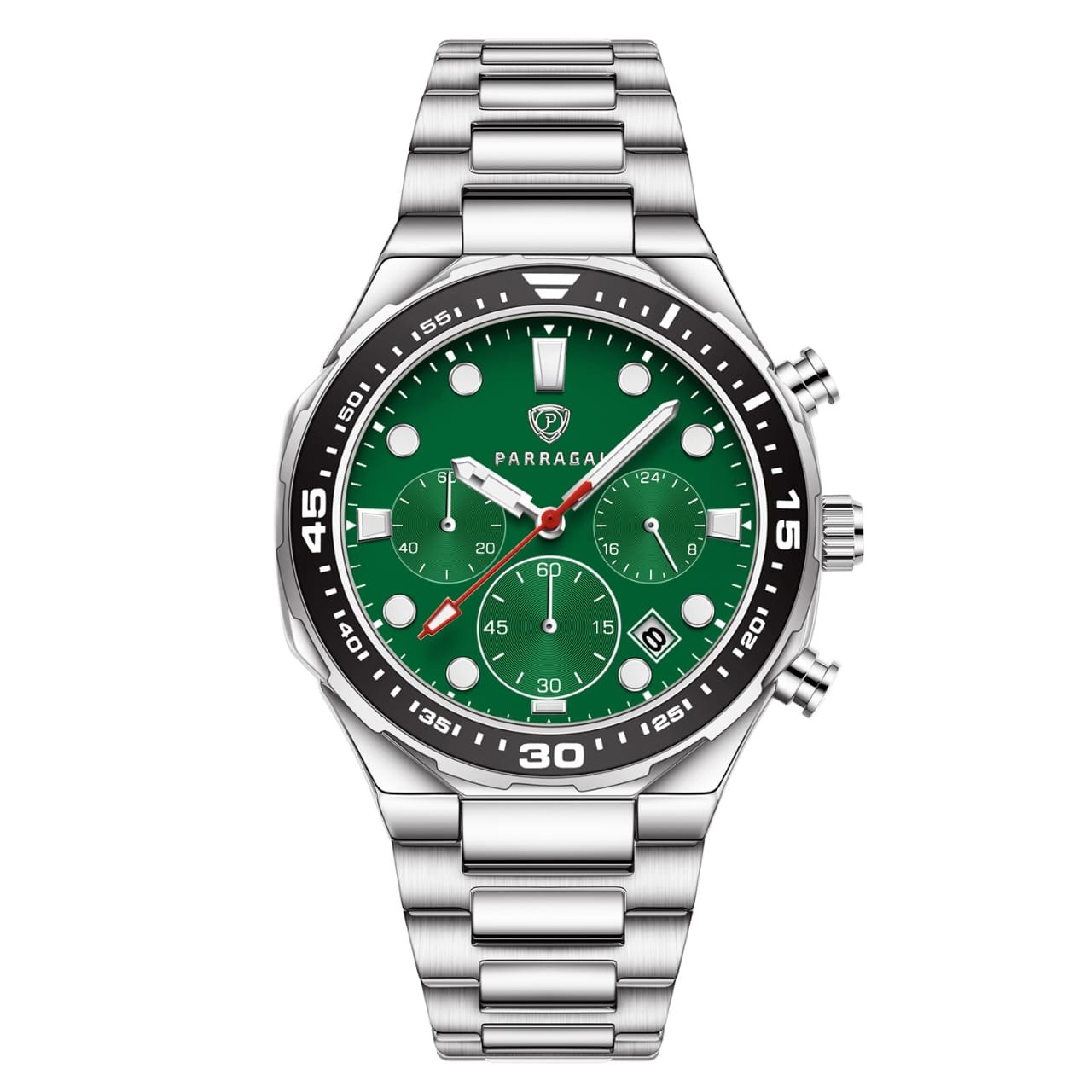 PG1016 3 Parragai APEX Chronomax PG1016 GN/BK/SV - Image 1