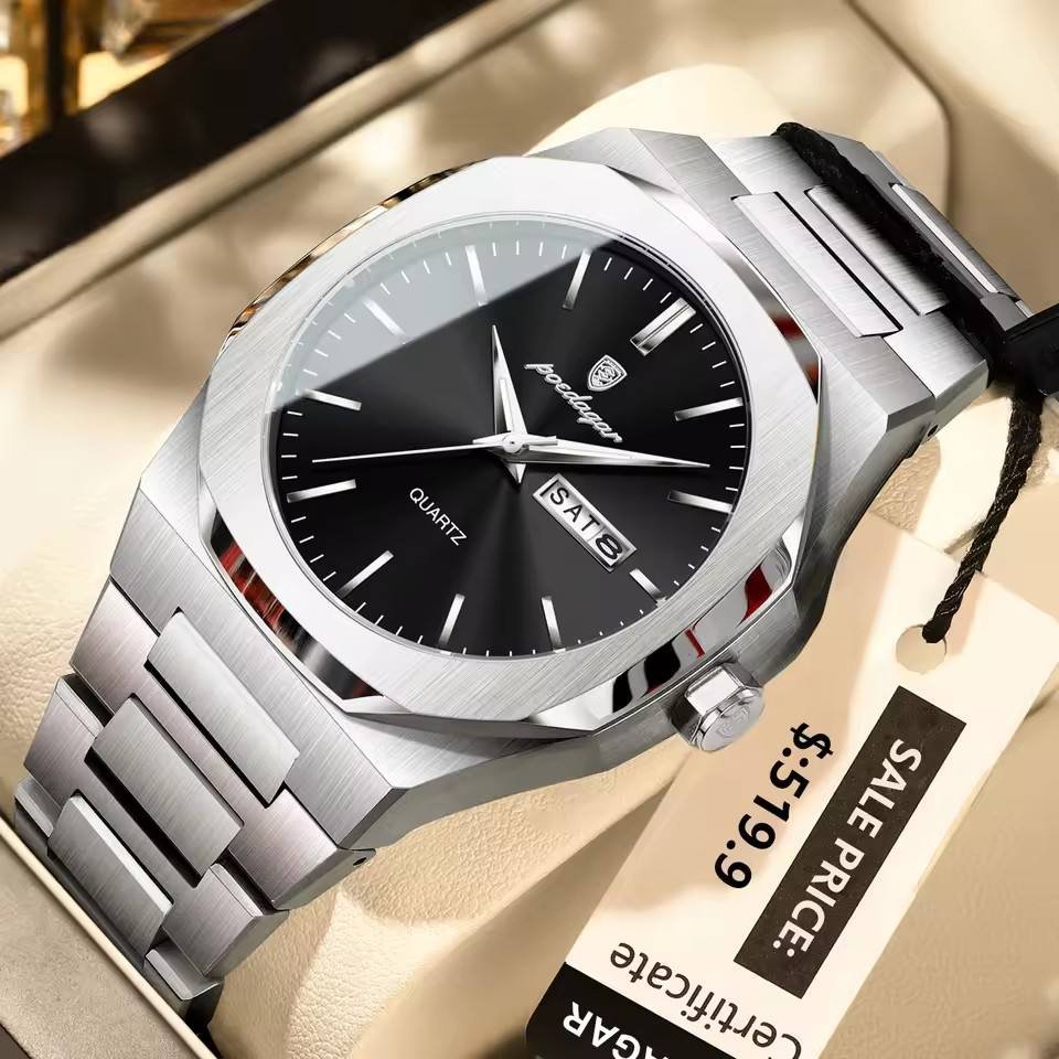 P825 SVBK POEDAGAR 825 BLACK I SILVER - Image 1