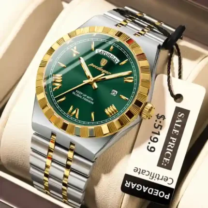 POEDAGAR 675 GREEN I GLD & SLV